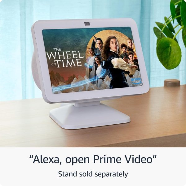 Amazon Echo Show 8 (newest model), With Spatial Audio, Smart Home Hub, and Alexa, Glacier White - Image 5
