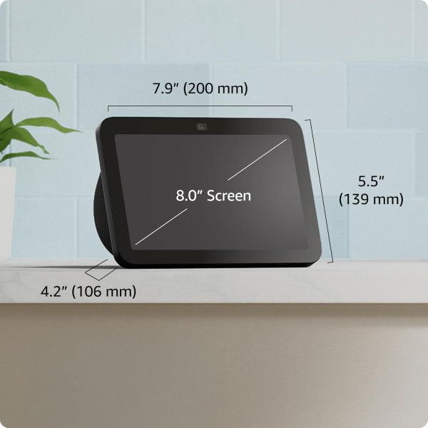 Amazon Echo Show 8 (newest model), With Spatial Audio, Smart Home Hub, and Alexa, Glacier White - Image 7