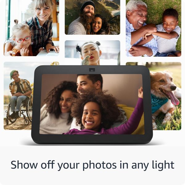 Amazon Echo Show 8 (newest model), With Spatial Audio, Smart Home Hub, and Alexa, Glacier White - Image 3