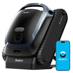 (2025 Upgrade) Beatbot AquaSense 2 Cordless Robotic Pool Vacuum Cleaner, Smart Surface Parking, Double-Pass Waterline Scrubbing, Cleans Floor, Walls and Waterline, Light Blue