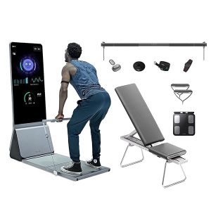 AEKE Fitness Mirror K1- Smart Home Gym System: AI-Powered All-in-One Fitness Machine for Full-Body Strength Training and Personalized Workouts